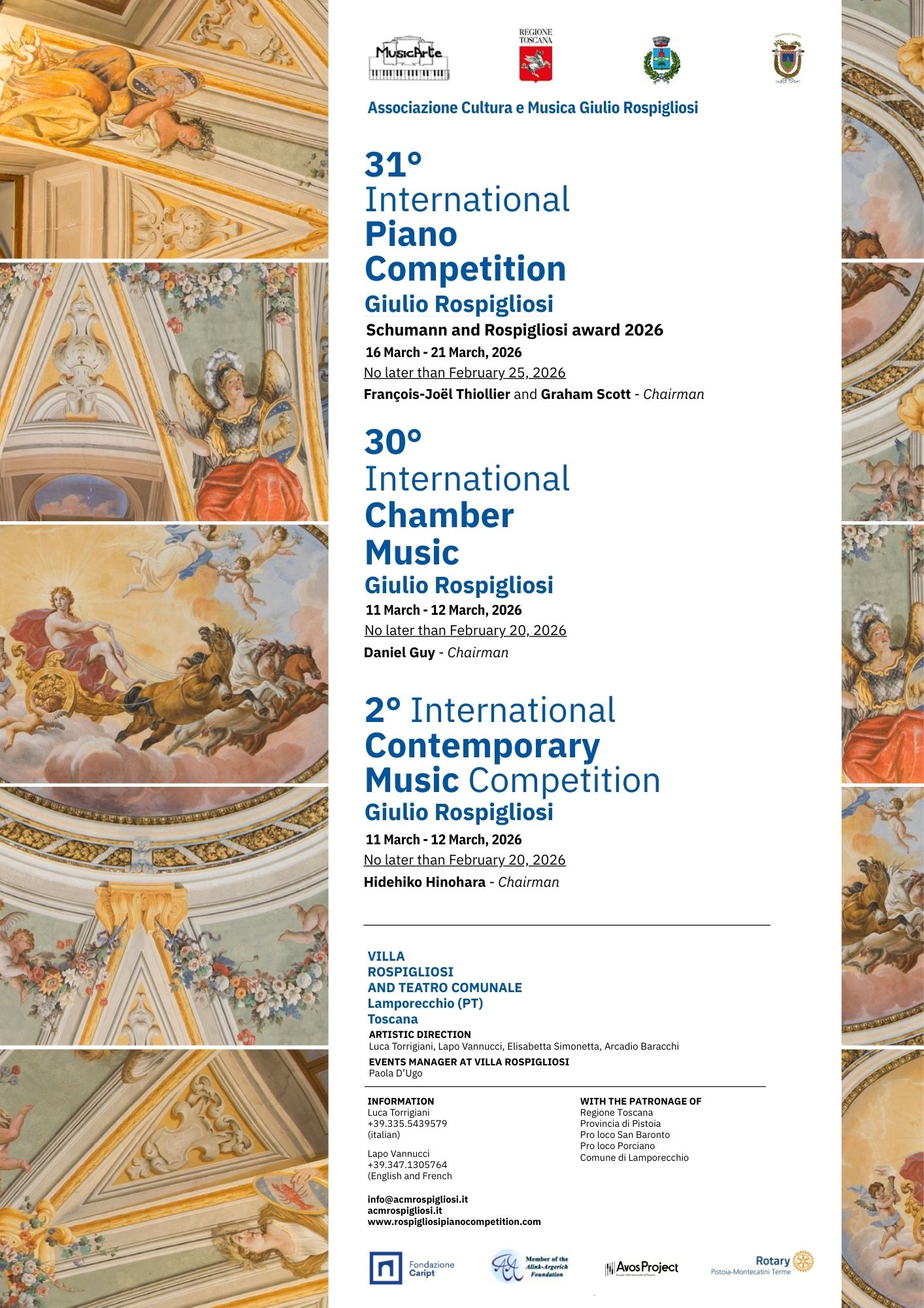 locandina concorso rospigliosi 2026